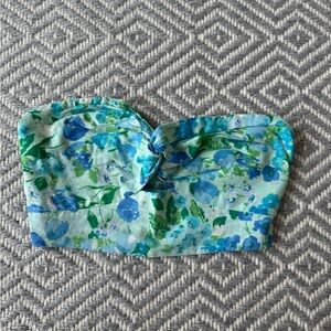 Isabelle’s Cabinet floral crop top